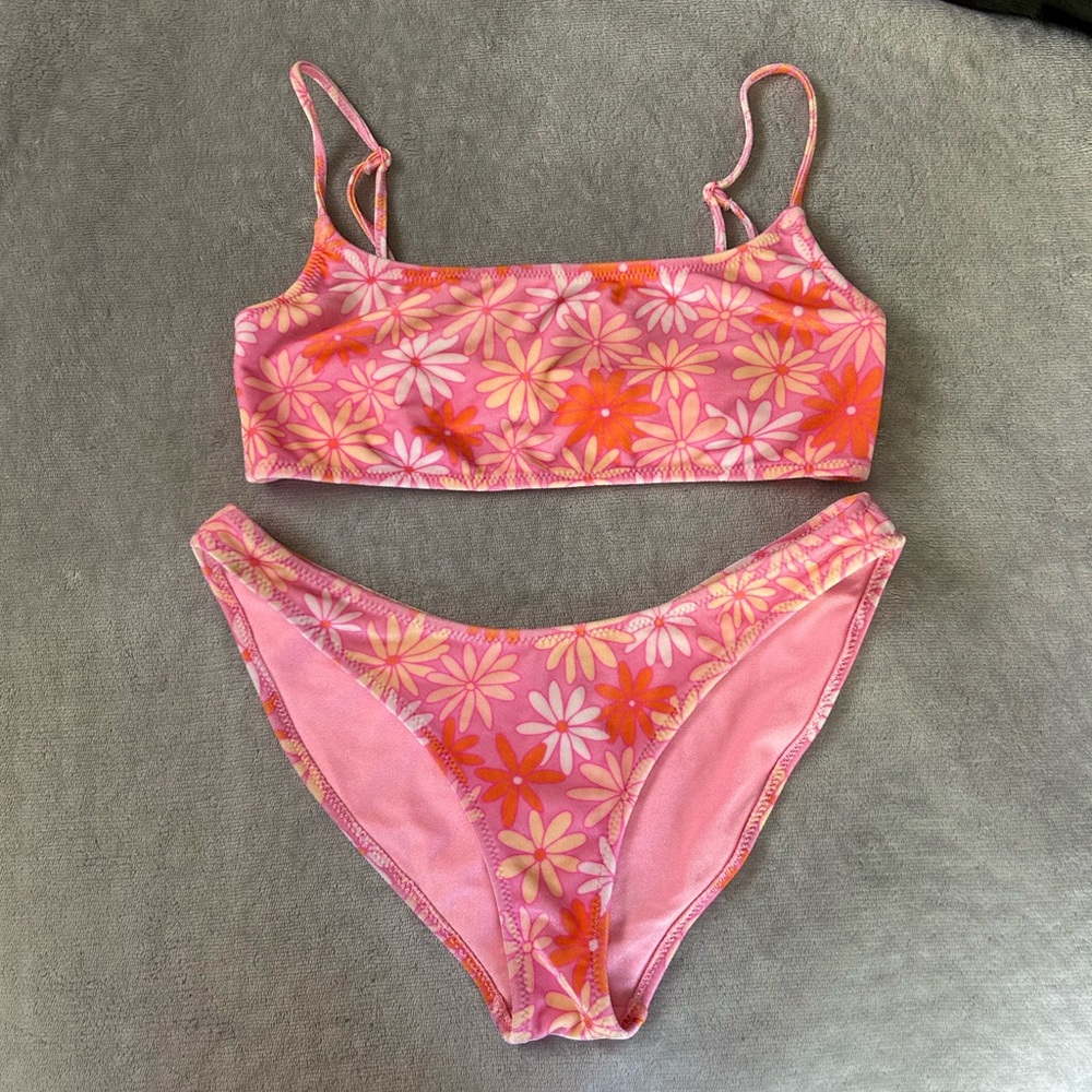 Triangl Pink Floral Bikini